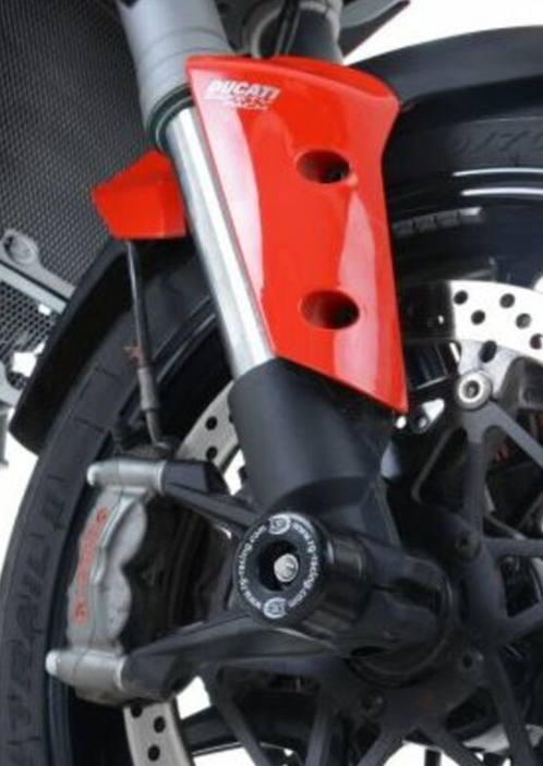 Протектор за ос R&amp;G RACING black fork protection Ducati Multistrada 1200